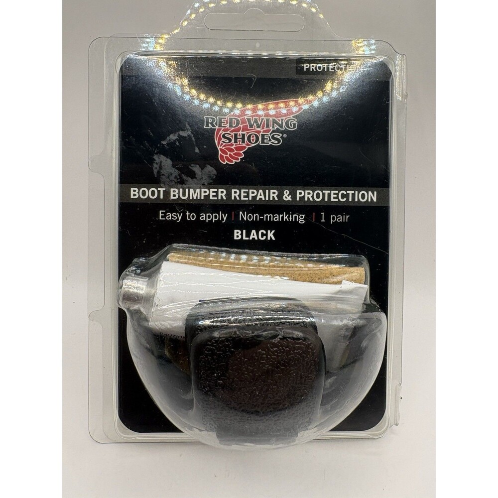 Red Wing Boot Bumper Repair Protection Black Toe Guard 1 Pair NEW